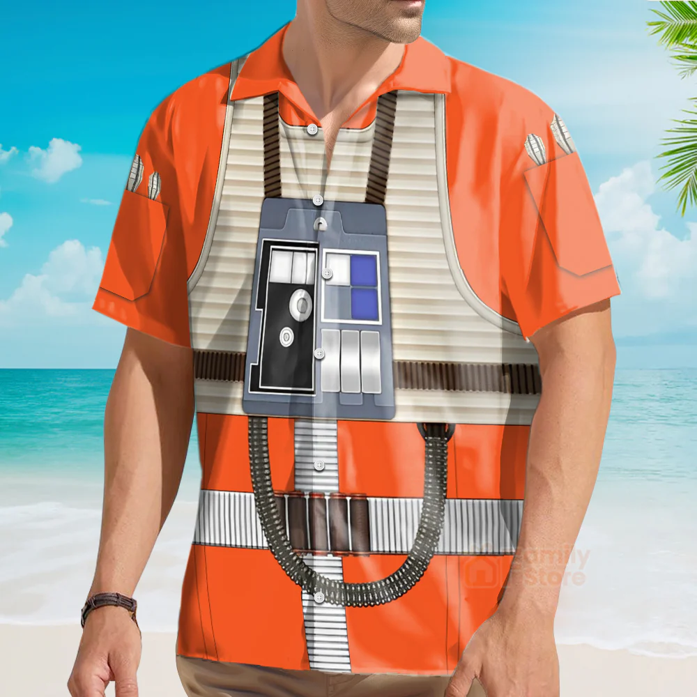 Stwa Flight Suit Costume - Hawaiian Shirt CSSWR072 - Image 3