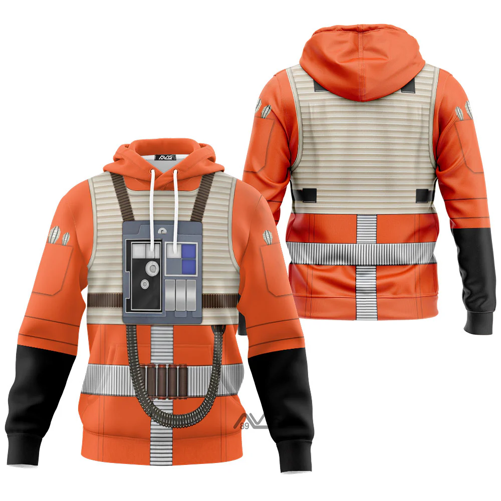 Stwa Flight Suit Costume Hoodie Sweatshirt Sweatpants CSSWR072 - Image 2