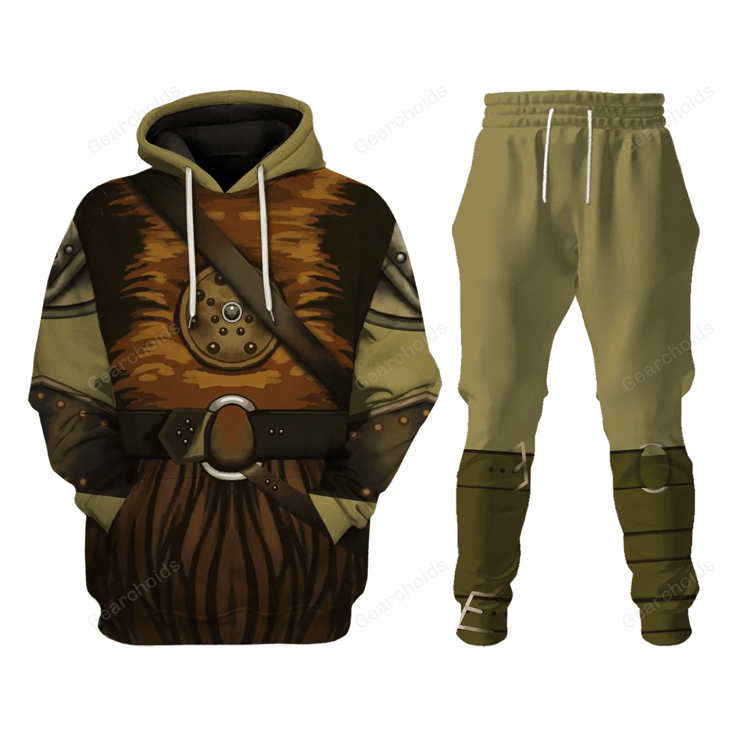 Stwa Gamorean Costume Hoodie Sweatshirt Sweatpants CSSWR007