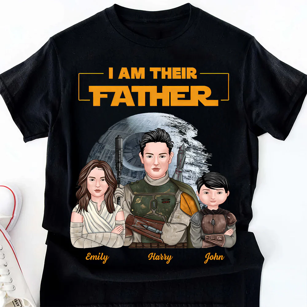 Stwas I'm There Father - Personalized Shirt - Gift For Dad, Father's Day | CL46 NA94 - Image 3