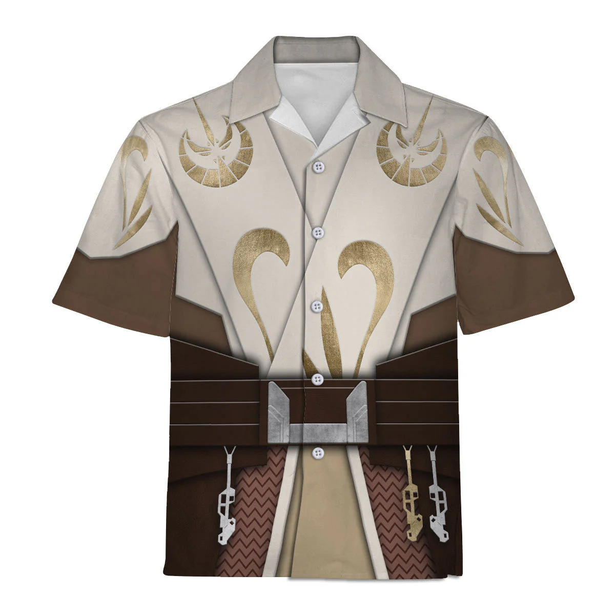 Stwa Jedi Temple Guard Costume - Hawaiian Shirt CSSWR058