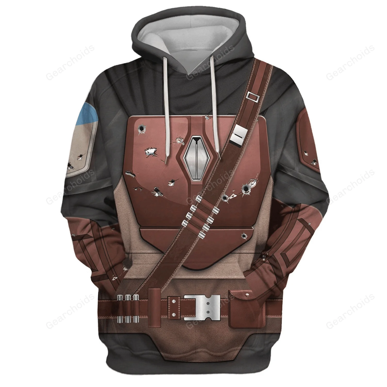 Stwa Mandalorian Costume Hoodie Sweatshirt Sweatpants CSSWR019 - Image 2