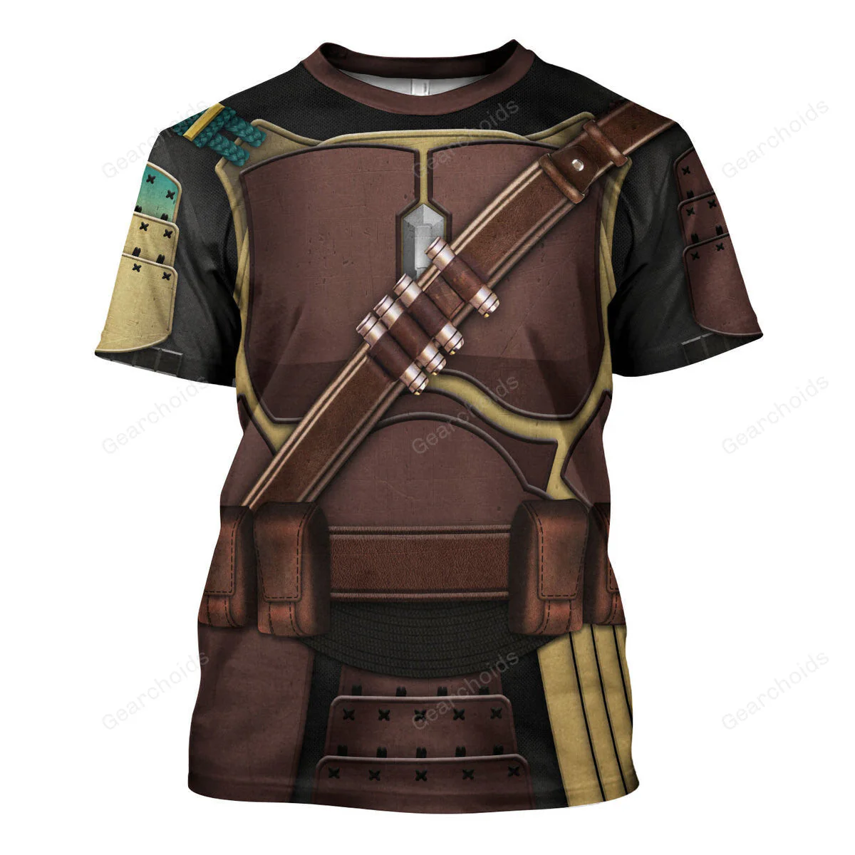 Stwa Mandalorian Samurai Cosplay Hoodie Sweatshirt Sweatpants Tshirt Hawaiian shirt CSSWR036 - Image 11