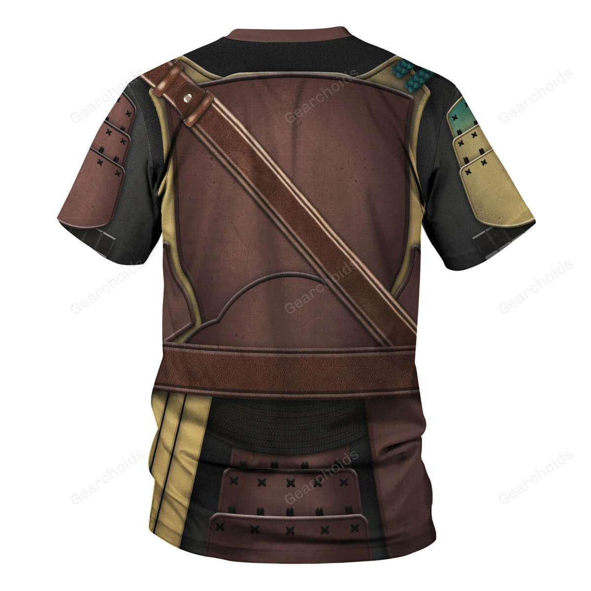Stwa Mandalorian Samurai Cosplay Hoodie Sweatshirt Sweatpants Tshirt Hawaiian shirt CSSWR036 - Image 12