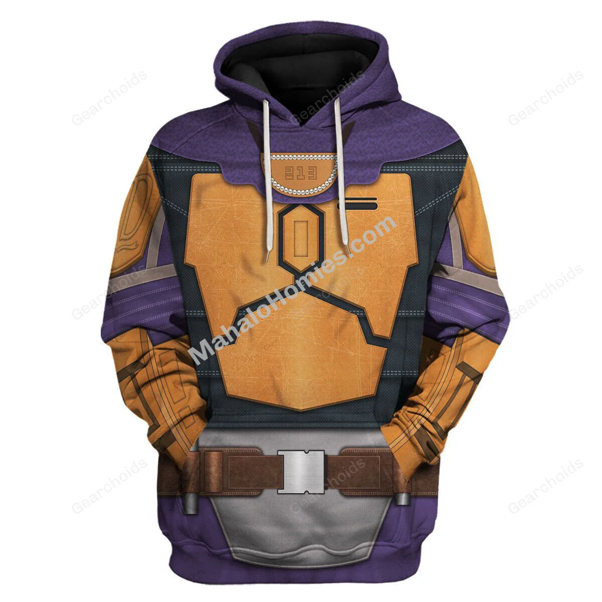 Stwa Mandalorian SD Costume Hoodie Sweatshirt Sweatpants Tshirt Hawaiian shirt CSSWR021 - Image 2