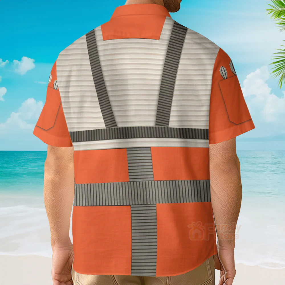 Stwa Rebel Pilot Cosplay Hawaiian Shirt - Image 5