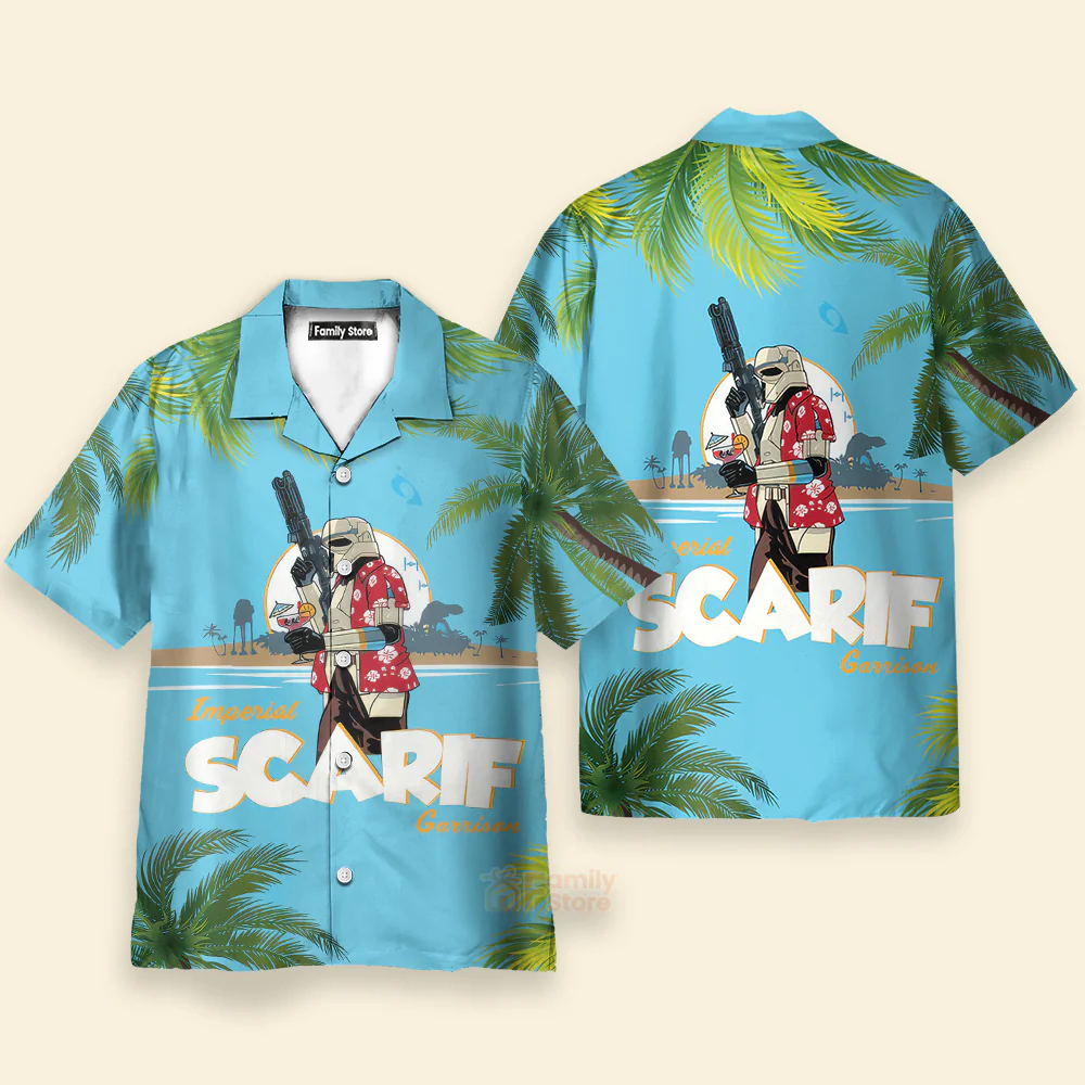 Stwa Scarif Trooper Hawaiian Shirt - Image 2