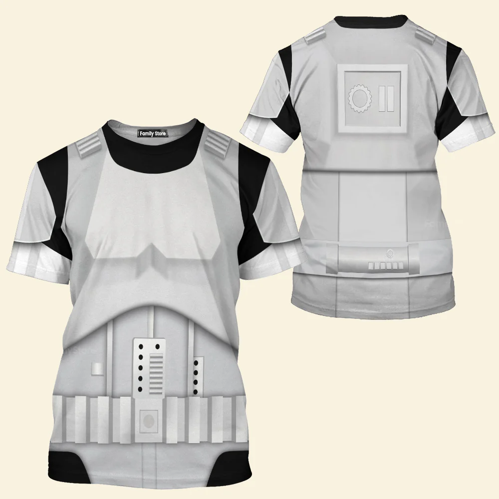 Stwa Stormtrooper 2 Costume T-Shirt For Men And Women CSSWR047 - Image 2