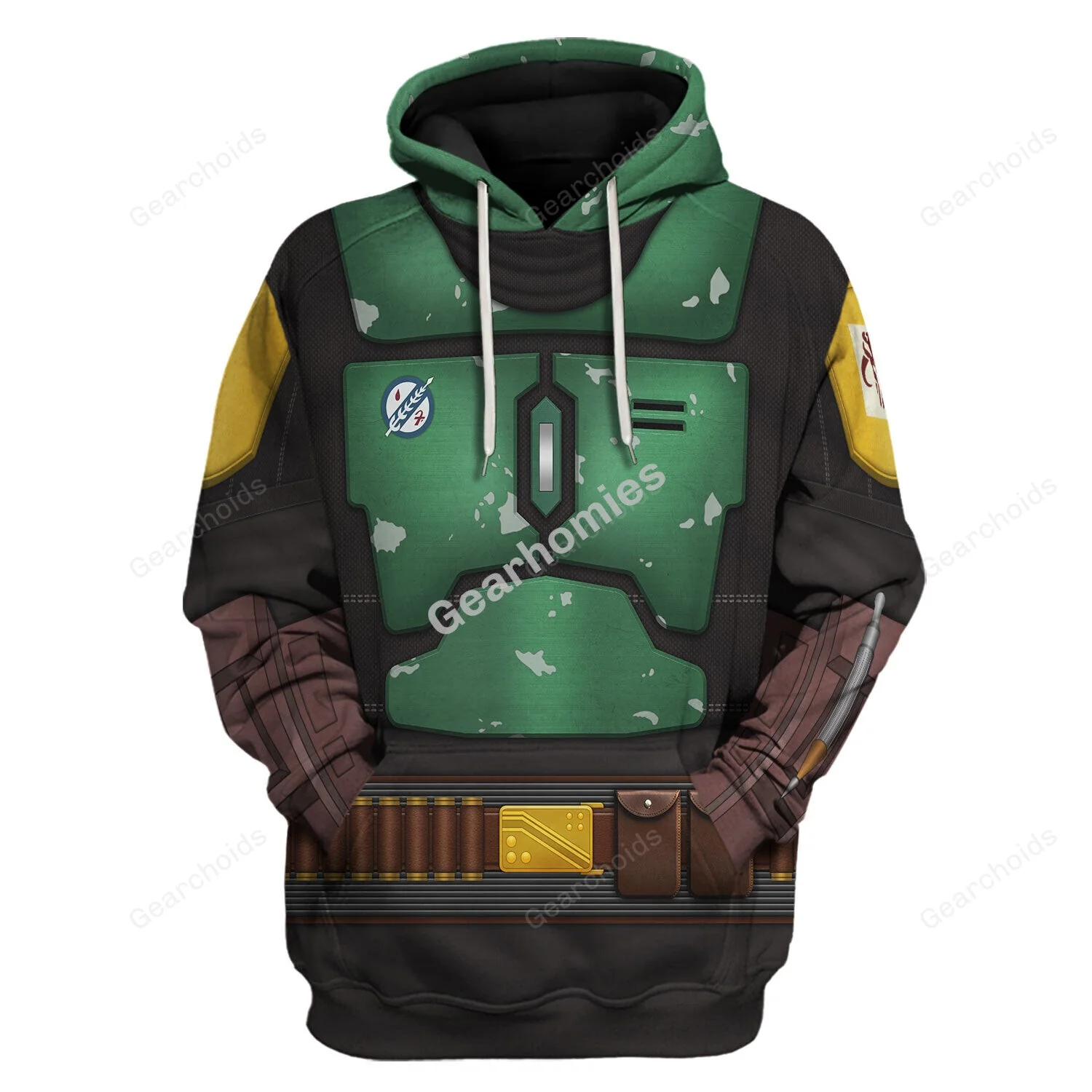 Stwa The Book Of Boba Fett Costume Hoodie Sweatshirt Sweatpants CSSWR042 - Image 2