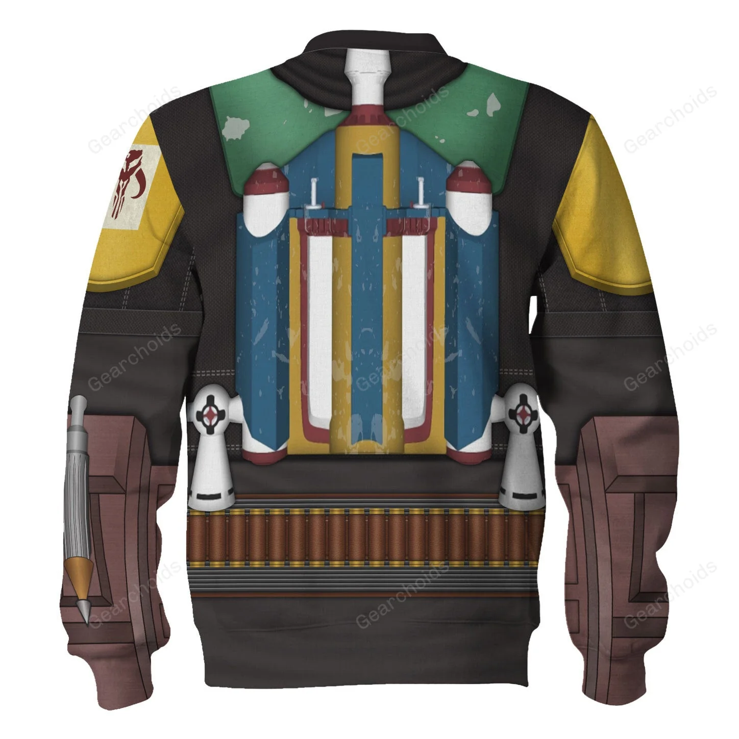 Stwa The Book Of Boba Fett Costume Hoodie Sweatshirt Sweatpants CSSWR042 - Image 7