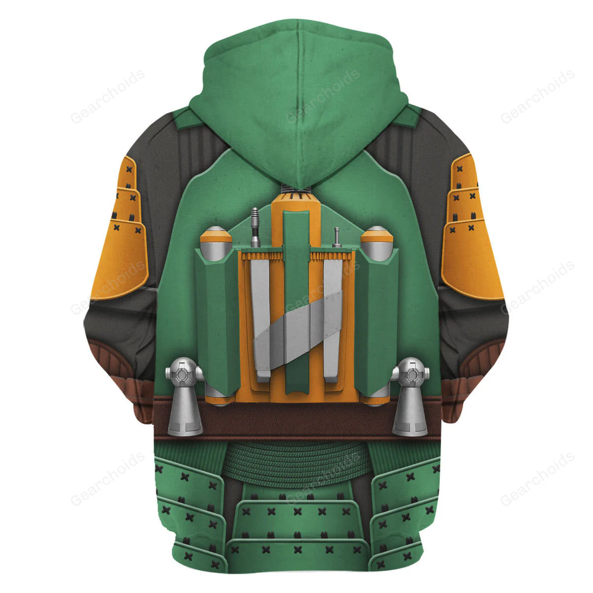 Stwa The Book Of Boba Fett Samurai Costume Hoodie Sweatshirt Sweatpants Tshirt Hawaiian shirt CSSWR055 - Image 6