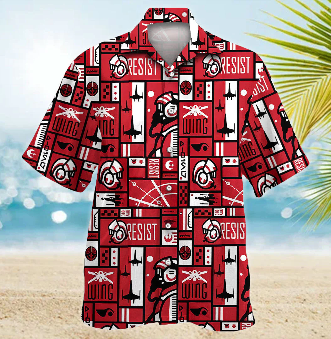 Stwa Wing Resist Hawaiian Shirt
