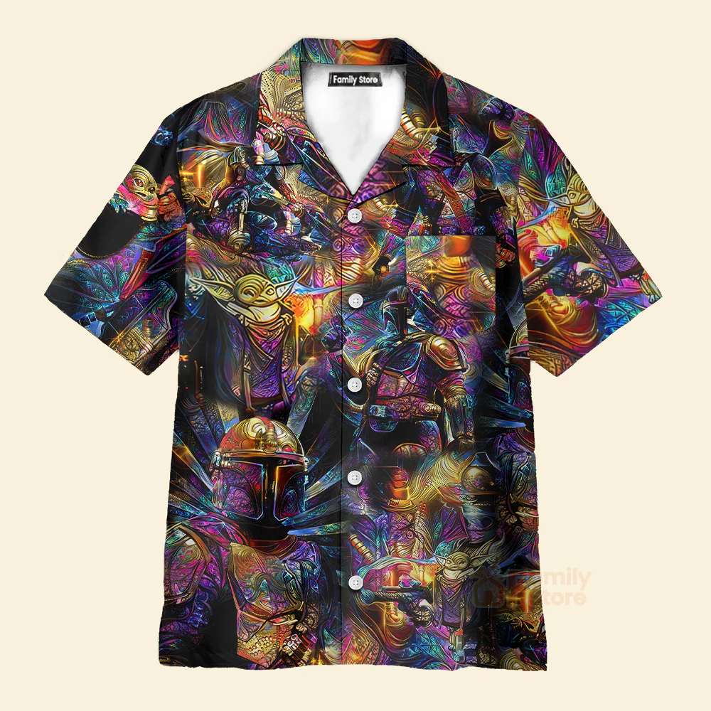 Starwars The Mandalorian Magic Guardian - Hawaiian Shirt - Image 2