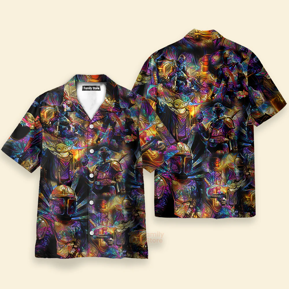 Starwars The Mandalorian Magic Guardian - Hawaiian Shirt - Image 3