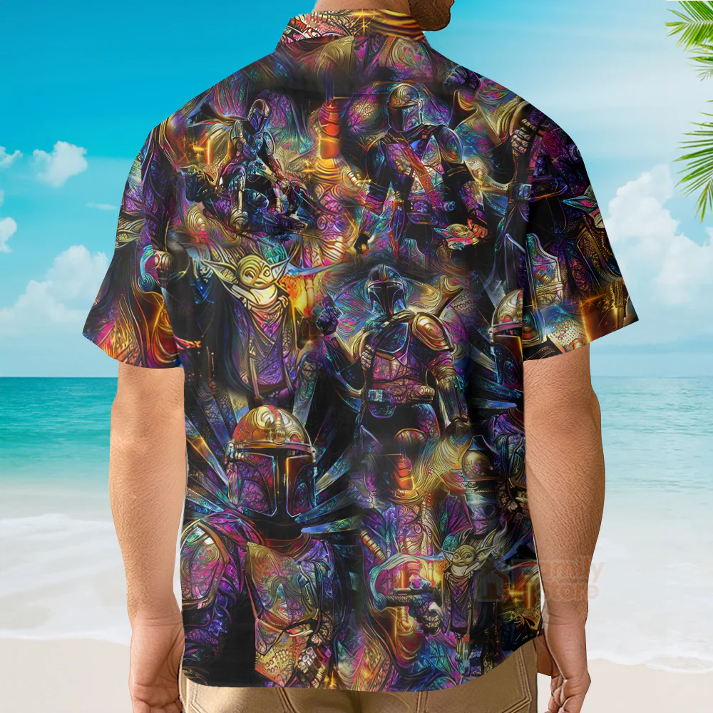 Starwars The Mandalorian Magic Guardian - Hawaiian Shirt - Image 5