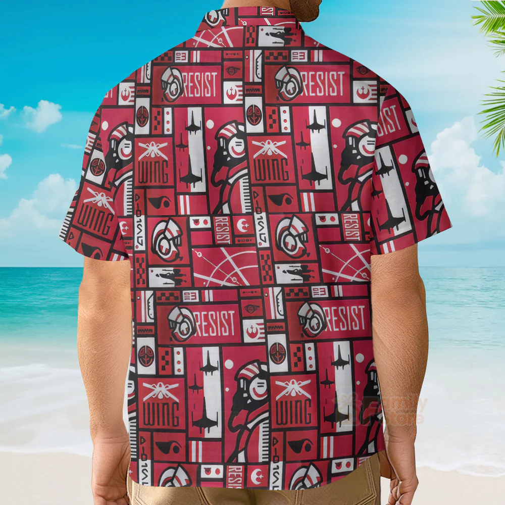 Starwars Wing Resist - Hawaiian Shirt For Men, Women, Kids - Image 5