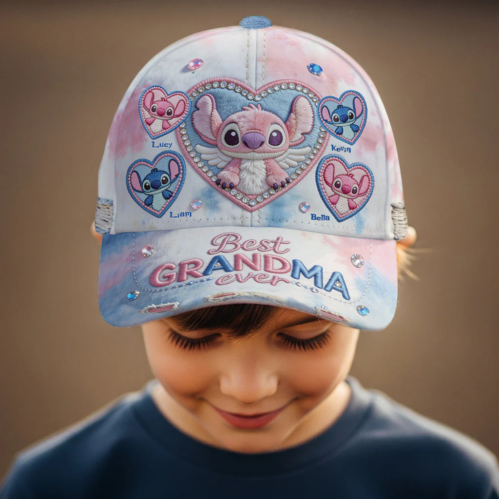 Sti Best Grandma Ever - Personalized Classic Cap - Gift For Mom, Grandma - Image 7