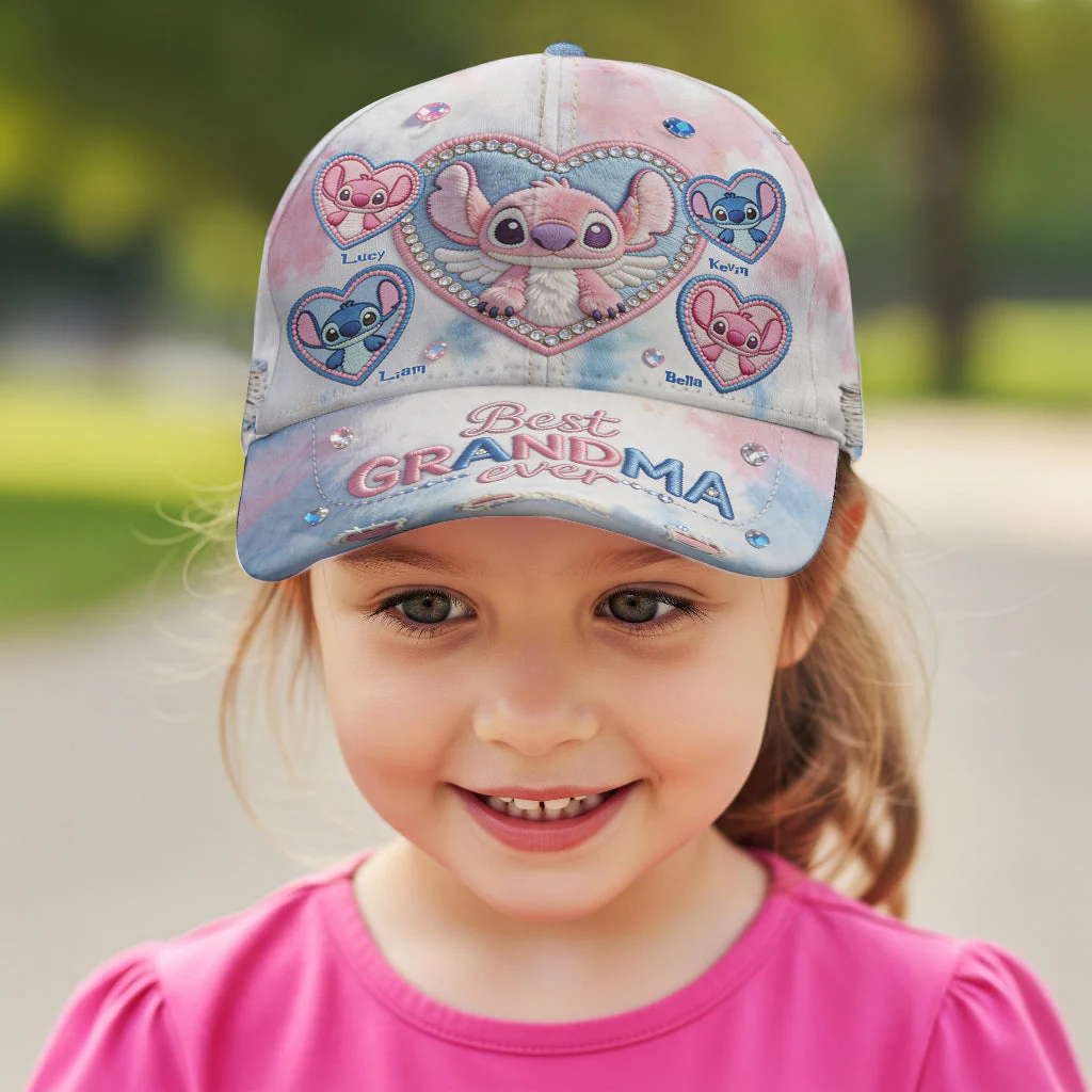 Sti Best Grandma Ever - Personalized Classic Cap - Gift For Mom, Grandma - Image 9