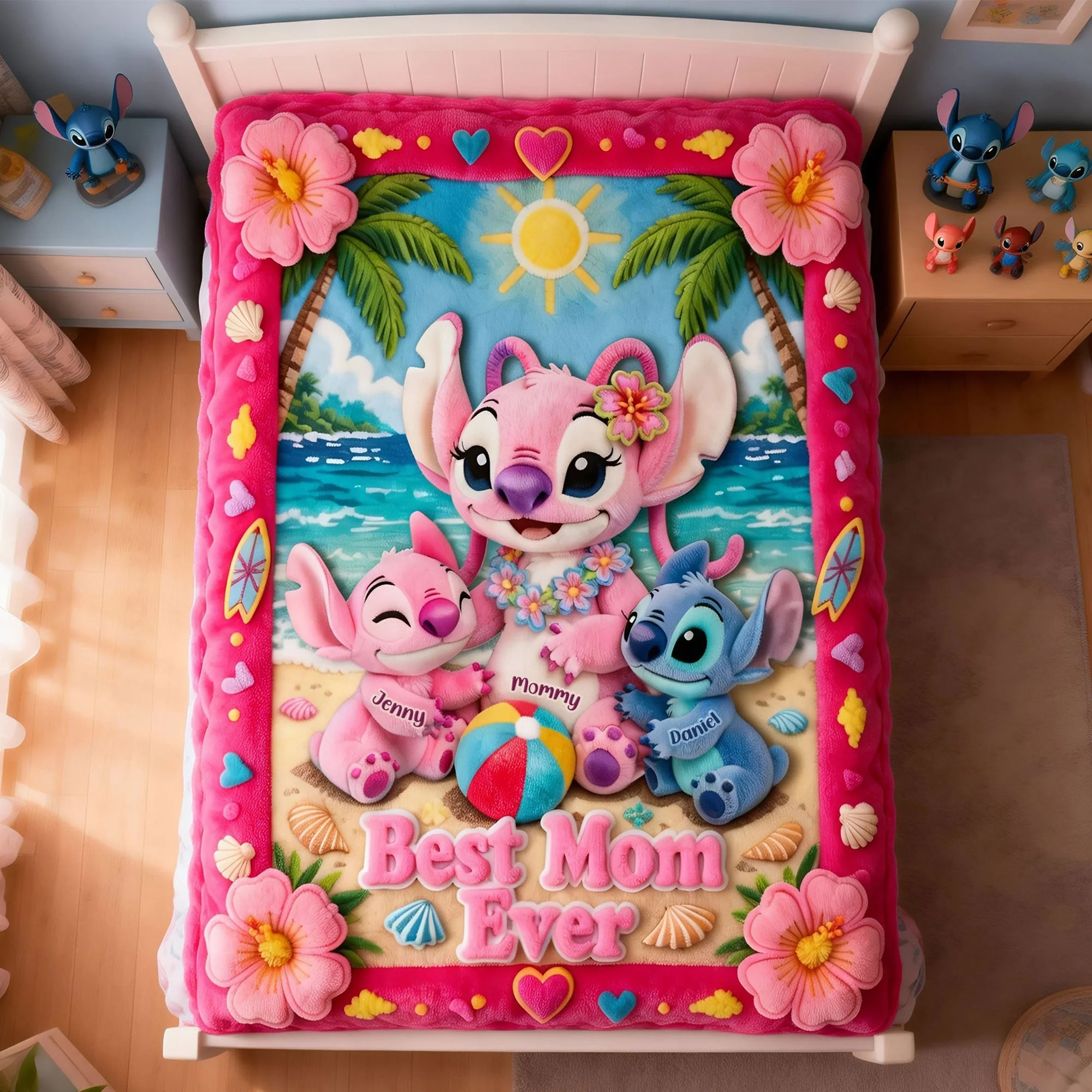 Sti Best Mom Ever - Personalized Blanket - Gift For Mother's Day, Fan Movies