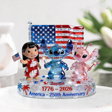 Sti Celebrate 250 Years Of America - Personalized Acrylic Plaque - Gift For Movie Fans, Patriots NL122 CT6050531