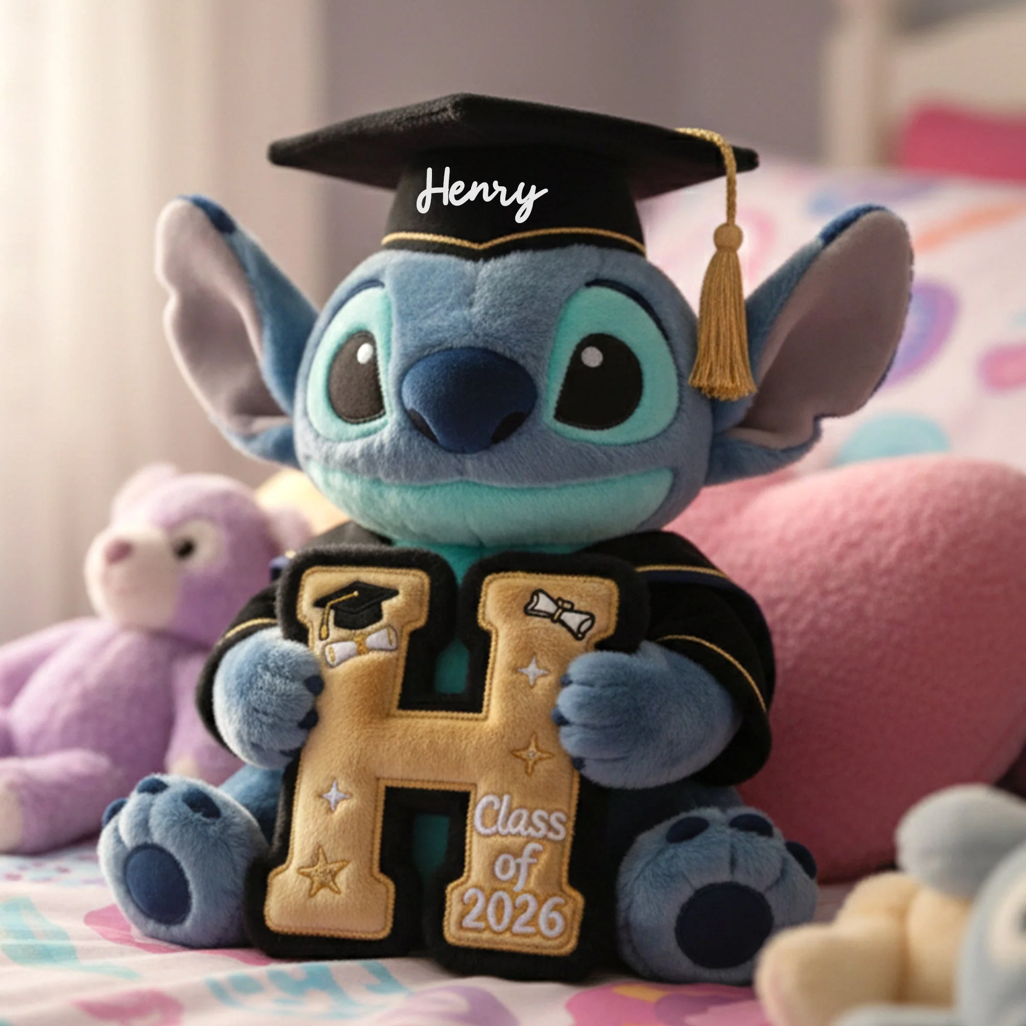 Sti Graduation Keepsake - Personalized Custom Shape Pillow - Special Gift For Graduates NL122 - Image 2