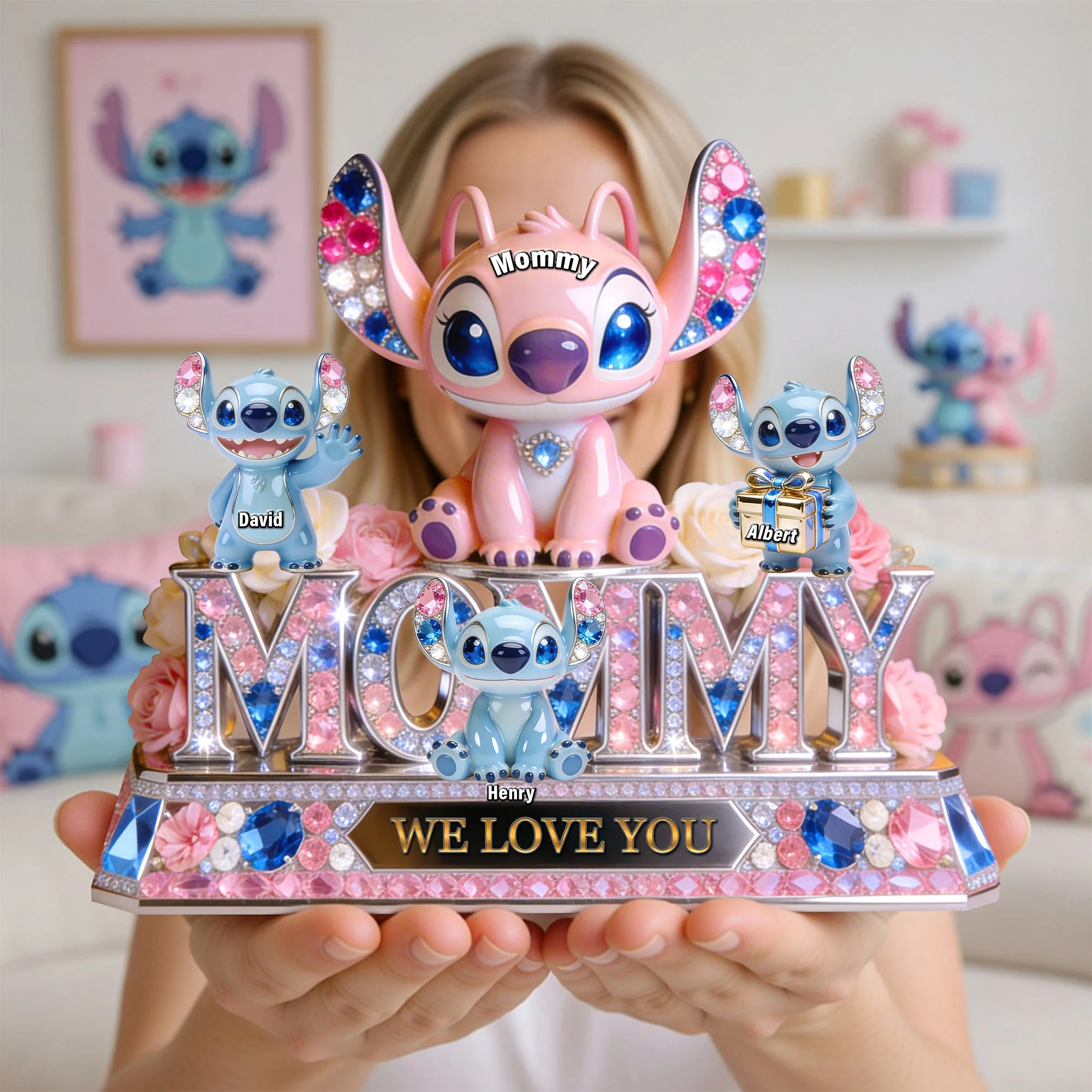 Sti Mom We Love You - Personalized Acrylic Plaque - Gift For Her, Movie Fans - Image 2
