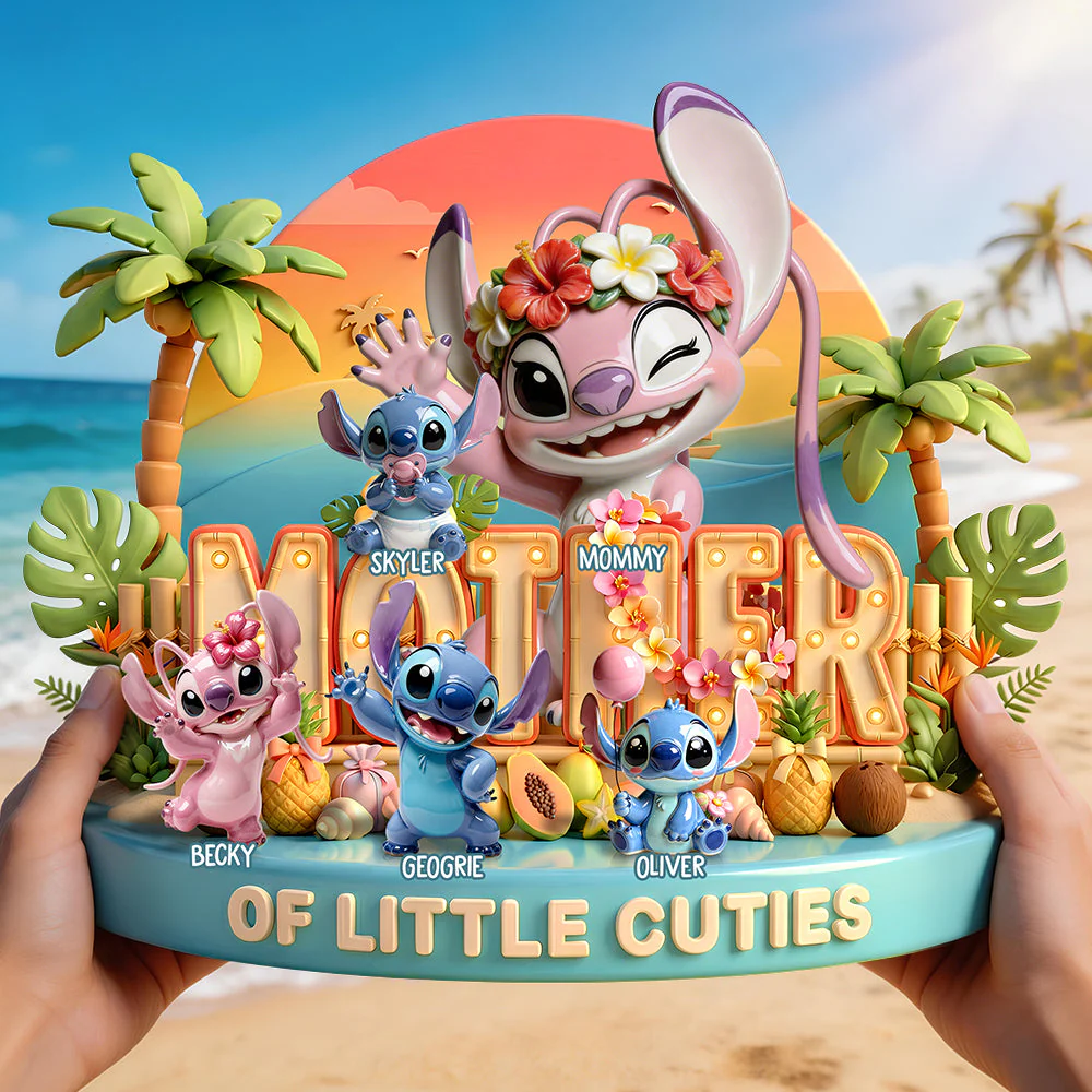 Sti Mother Of Little Cuties - Personalized Acrylic Plaque - Gift For Movie Fans, Mother's Day HH01
