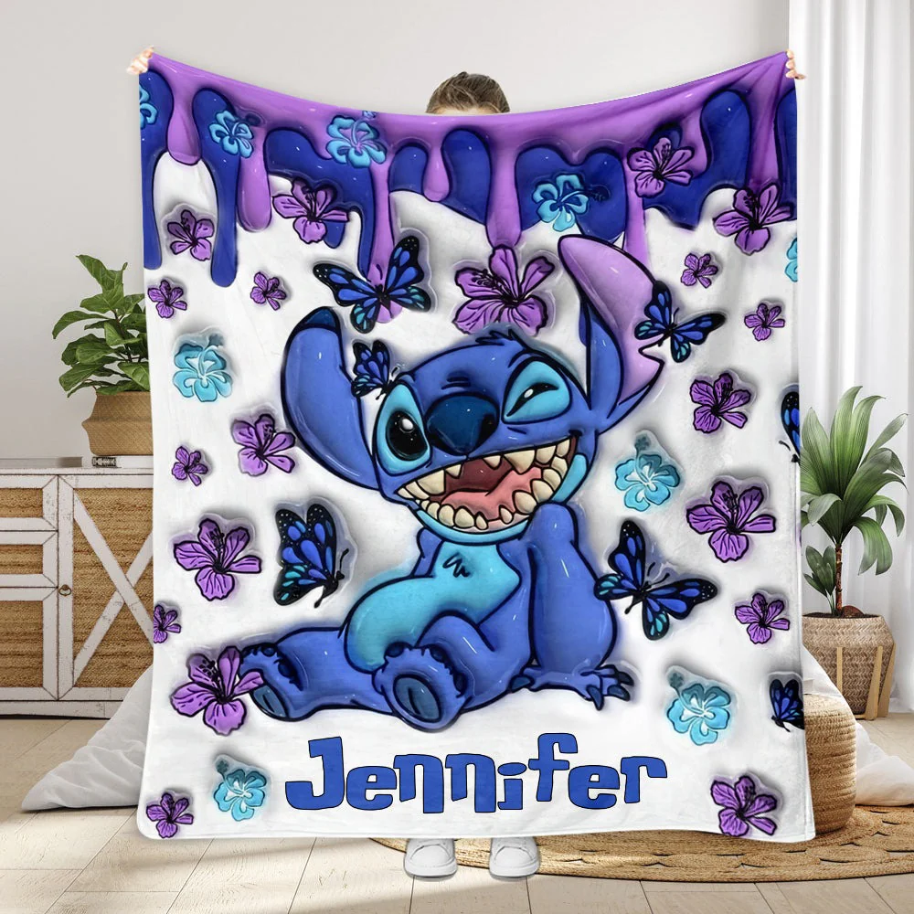 Sti Ohana Means Family - Personalized Blanket - Gifts For Movie Fans NL122