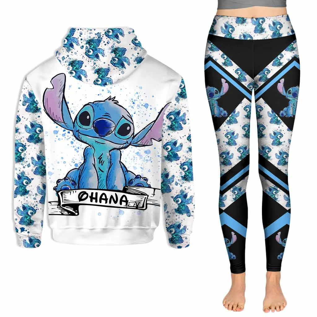 Sti Ohana Means Family - Personalized Hoodie And Leggings NL122 - Image 2