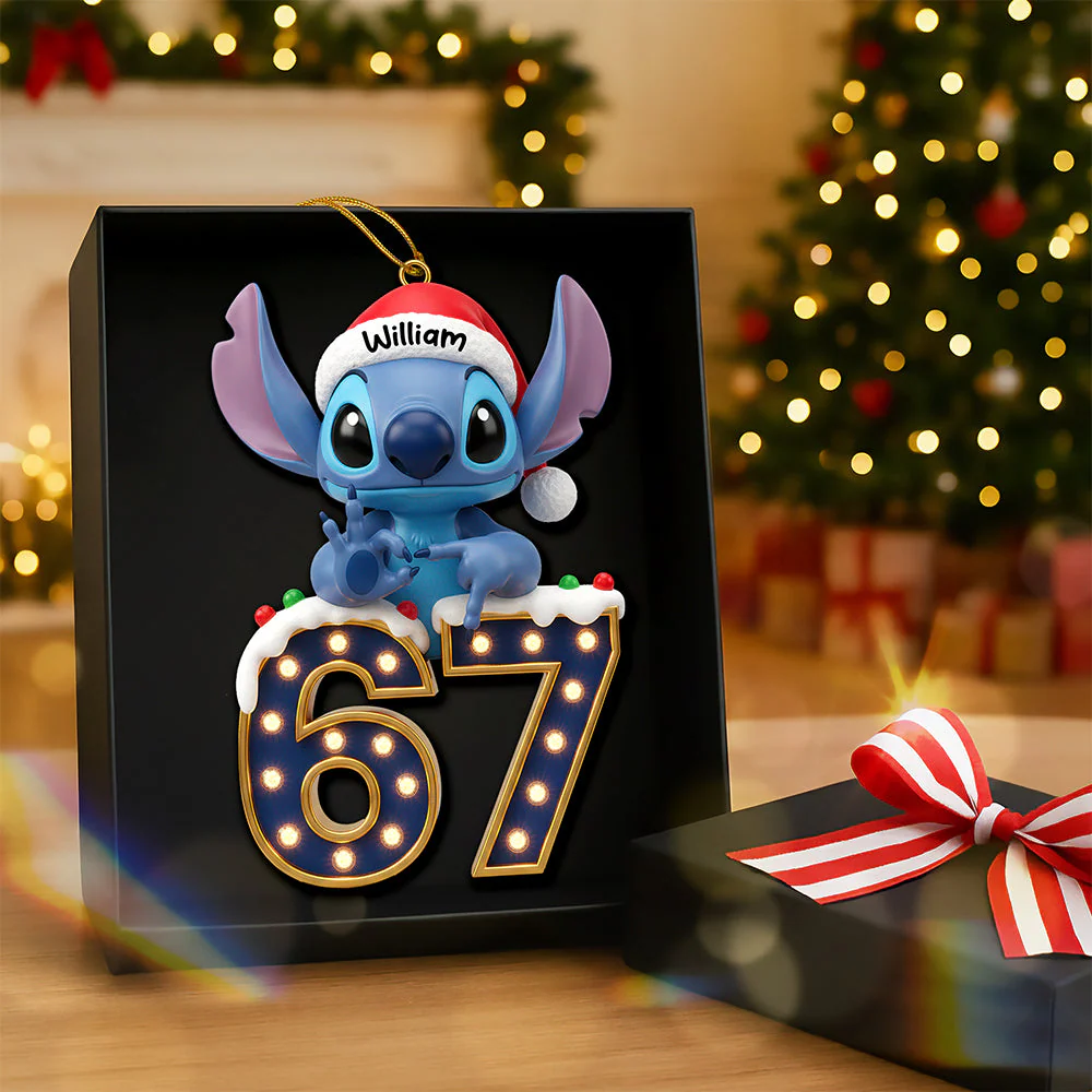 Sti Says Six Seven - Personalized Acrylic Ornament - Christmas Gift HH01