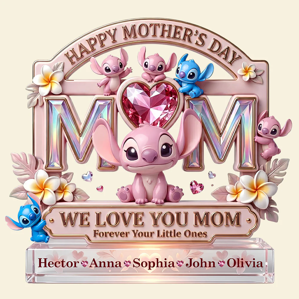 Sti We Love You Mom - Personalized Acrylic Plaque - Gift For Mom, Mother's Day, Fans Movies HH01 - Image 3