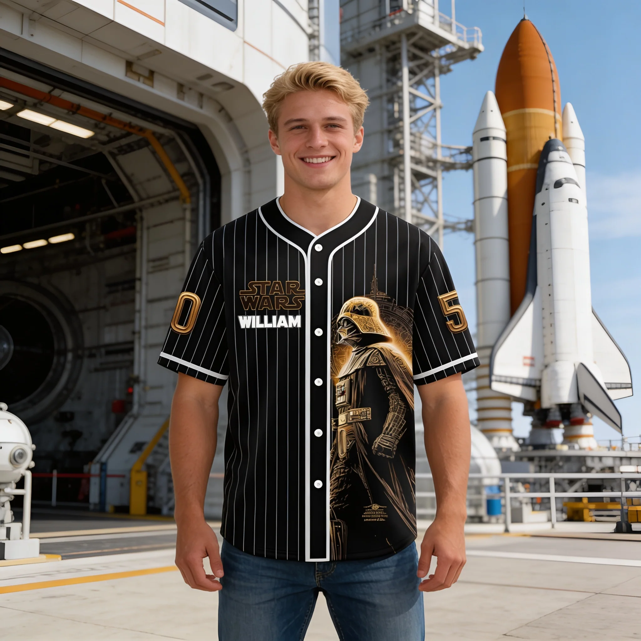 Stwa 50Th Anniversary A New Hope - Personalized Baseball Jersey - Gift For Movie Fans BA01 - Image 4
