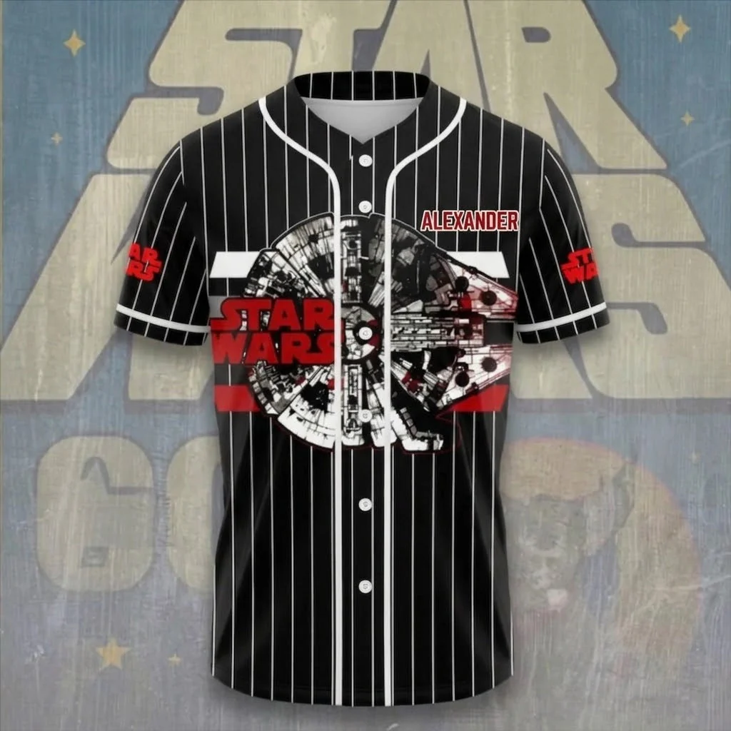 Stwa 50th Anniversary First Order - Personalized Baseball Jersey - Gift For Movie Fans BA01 - Image 2