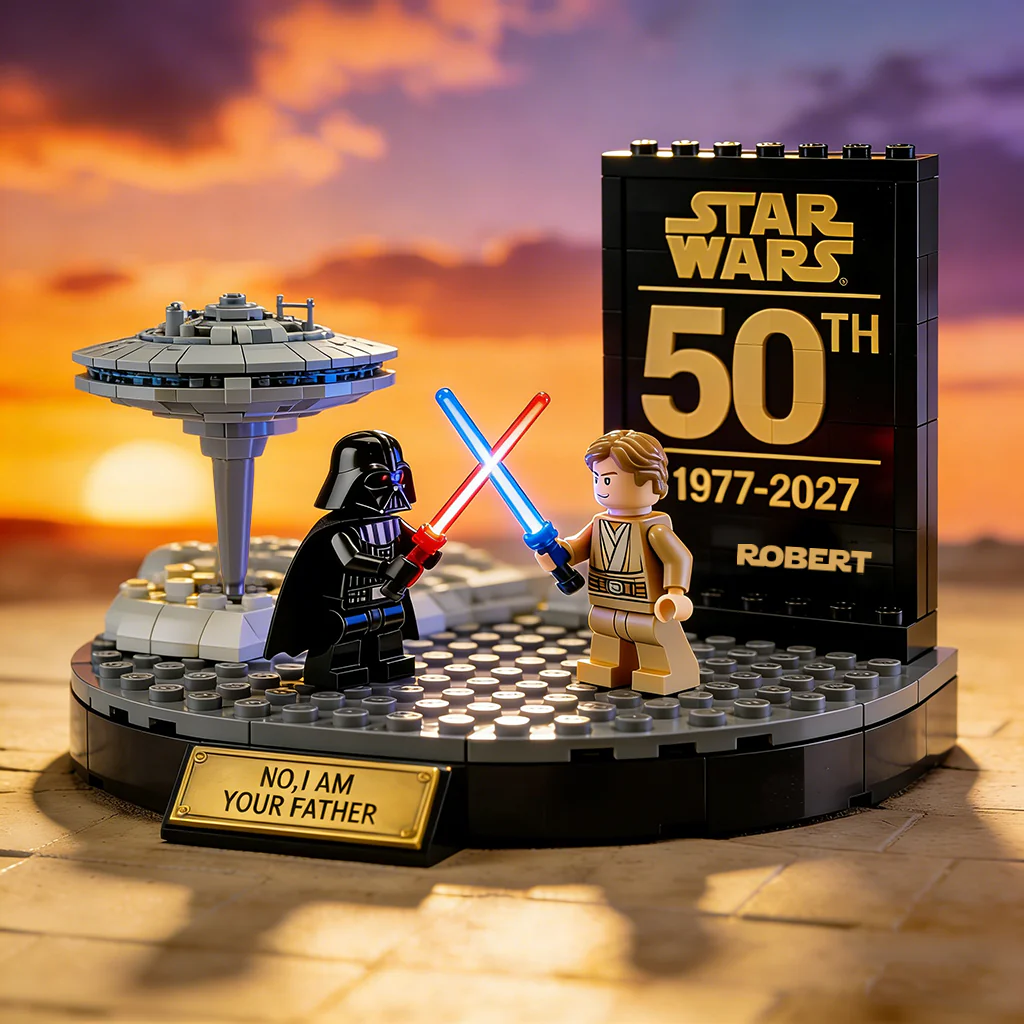 Stwa 50th Anniversary I Am Your Father - Personalized Acrylic Plaque - Gift For Movie Fans HH01 - Image 2