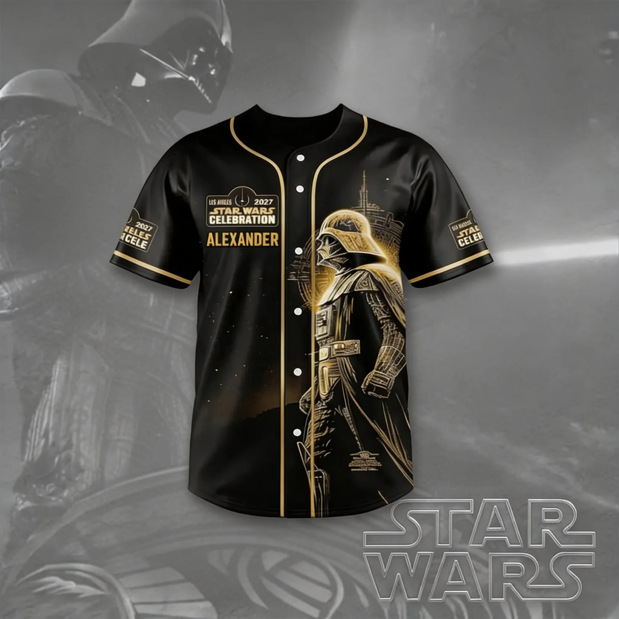 Stwa 50th Anniversary Out Space Celebration - Personalized Baseball Jersey - Gift For Movie Fans BA01 - Image 2