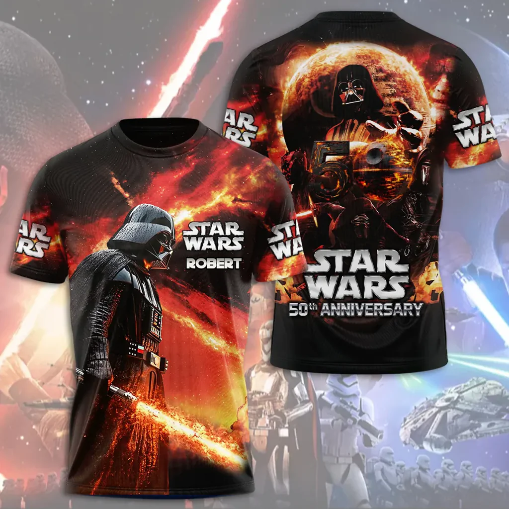 Stwa 50th Anniversary - Personalized All Over Shirt - Gift For Movie Fans HH01