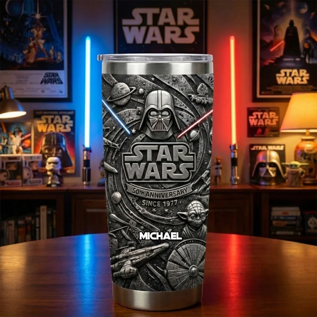 Stwa 50th Anniversary - Personalized Tumbler - Gift For Fan Movies HH01 - Image 3