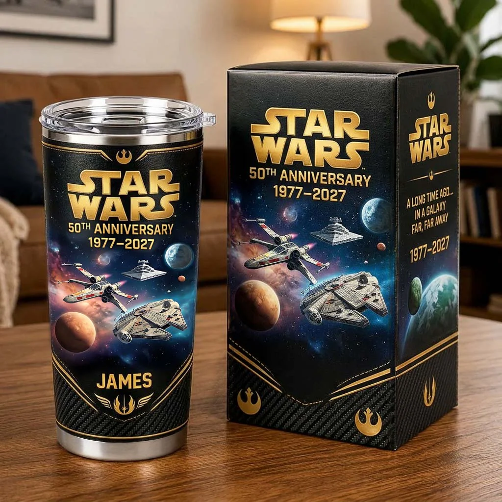 Stwa 50th Anniversary - Personalized Tumbler - Gift For Fan Movies