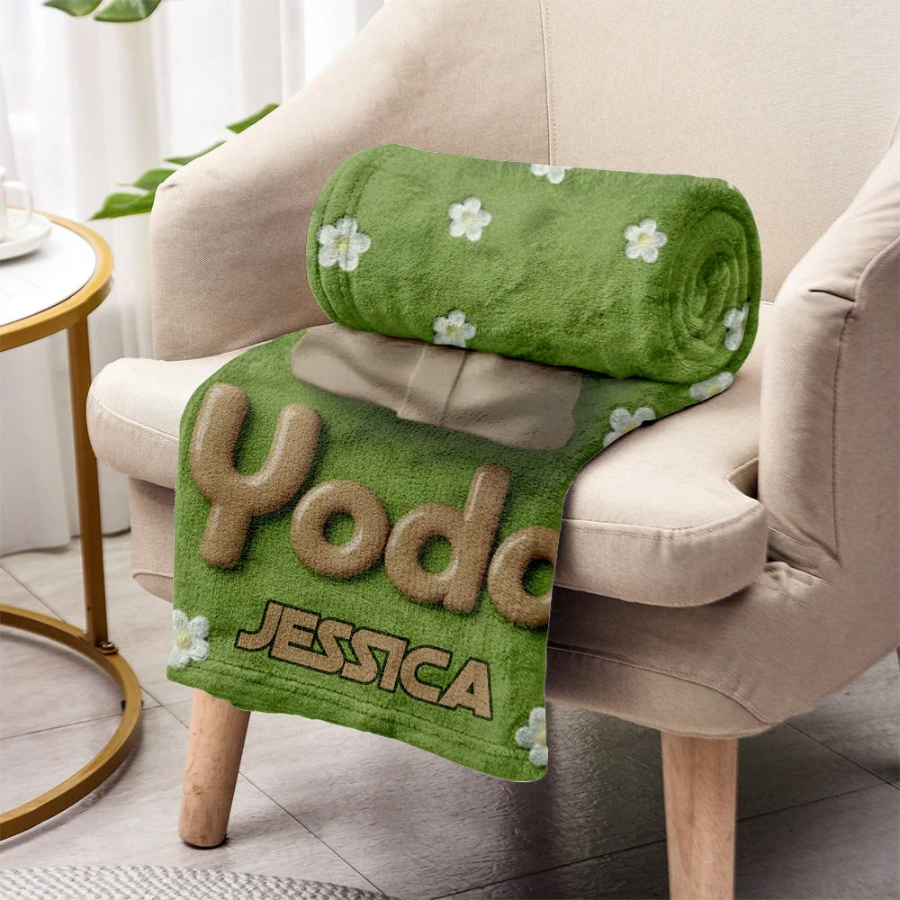 Stwa Baby Yoda In Galaxy Star - Personalized Blanket -Gift For Movie Fans NL122 - Image 3