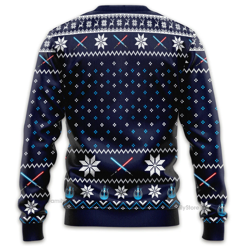 Stwa Best Family In The Galaxy - Personalized Ugly Sweater - Gifts For Family | CL46 TD118 - Image 5