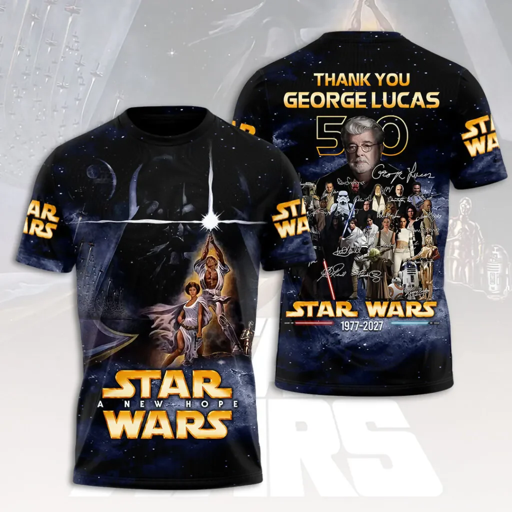 Stwa Celebrate 50 Years With All Legends - Personalized All Over Shirt - Anniversary Gift For Movie Fans HH01