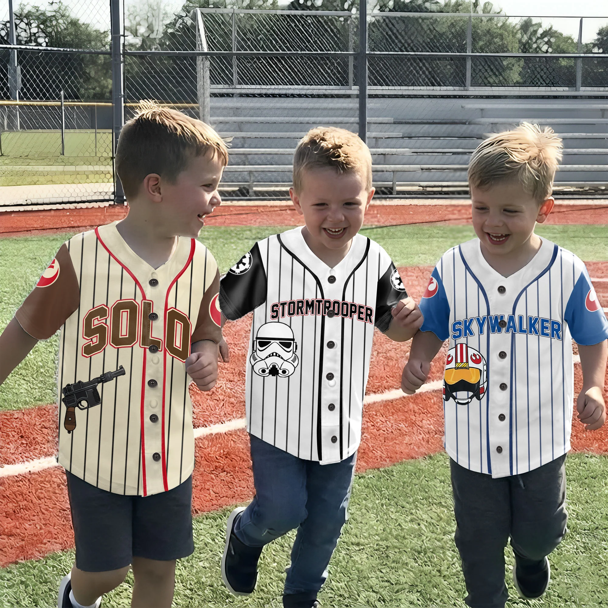 Stwa Family Matching - Personalized Baseball Jersey For Adult, Kid, Toddler - Gift For Family, Movie Fans HH01 - Image 8