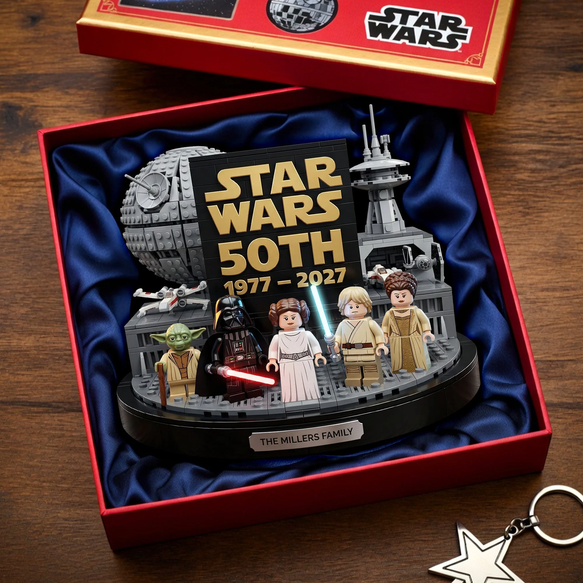 Stwa Galaxy Star 50th Anniversary - Personalized Acrylic Plaque - Gift For Movie Fans HH01 - Image 2