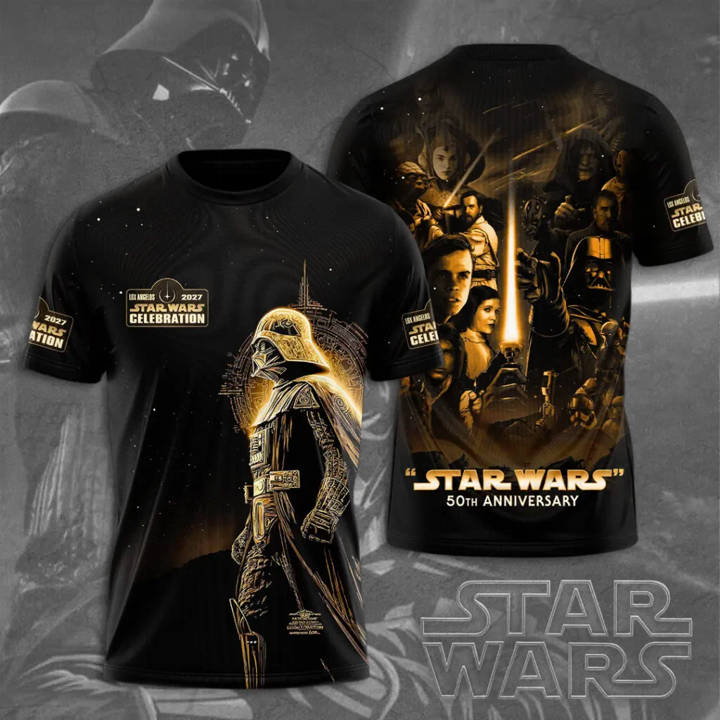 Stwa Galaxy Star Celebrate 50 Years Of Legend - Personalized All Over Shirt - Anniversary Gift For Movie Fans