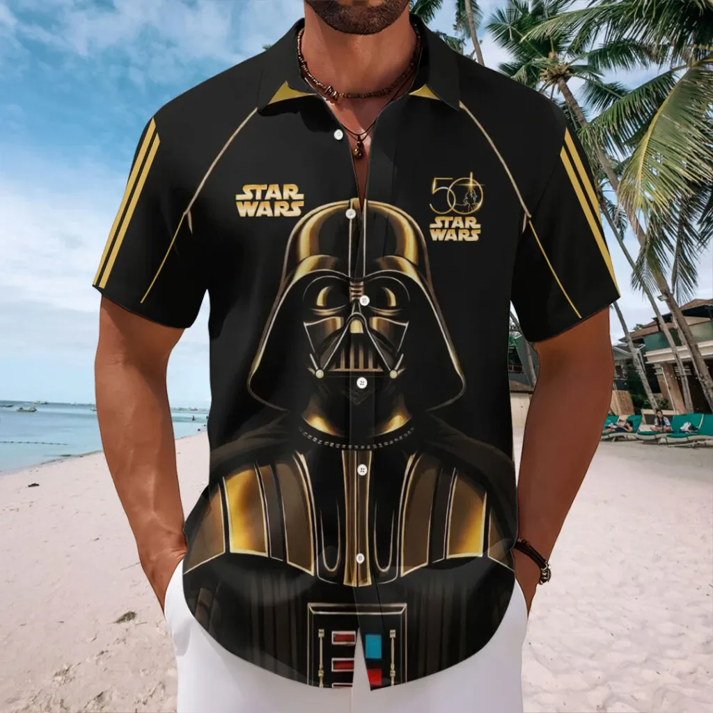 Stwa Galaxy Star Celebrate 50 Years Of Wariors - Personalized Hawaiian Shirt - Gift For Movie Fans NL122 - Image 6