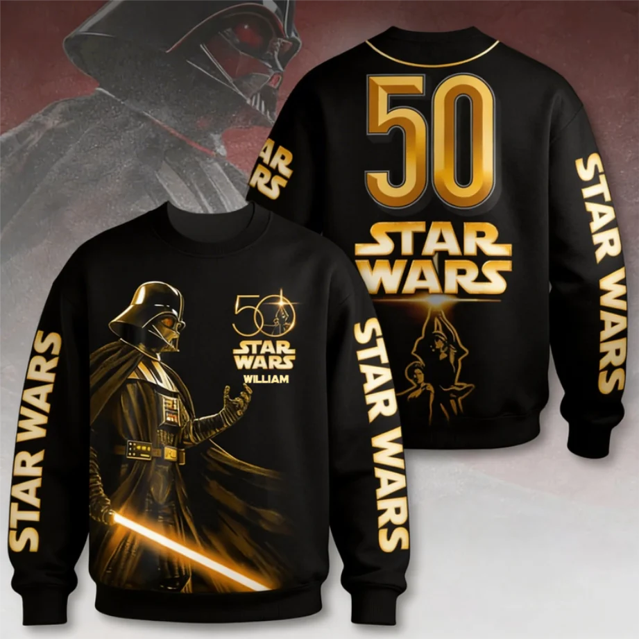 Stwa Galaxy Star Celebrate 50th Anniversary - Personalized All Over Shirt - Gift For Movie Fans NL122 - Image 3