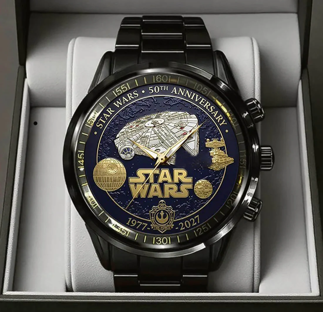 Stwa Galaxy Star Celebrate 50th Anniversary - Personalized Hand Watch - Anniversary Gift For Movie Fans HH01