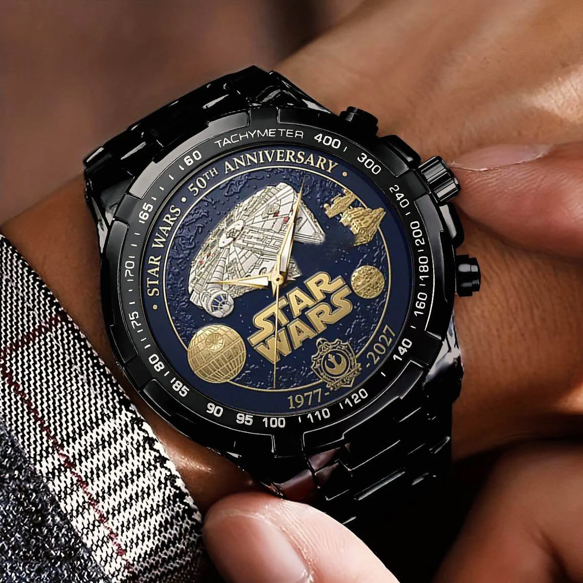 Stwa Galaxy Star Celebrate 50th Anniversary - Personalized Hand Watch - Anniversary Gift For Movie Fans HH01 - Image 2