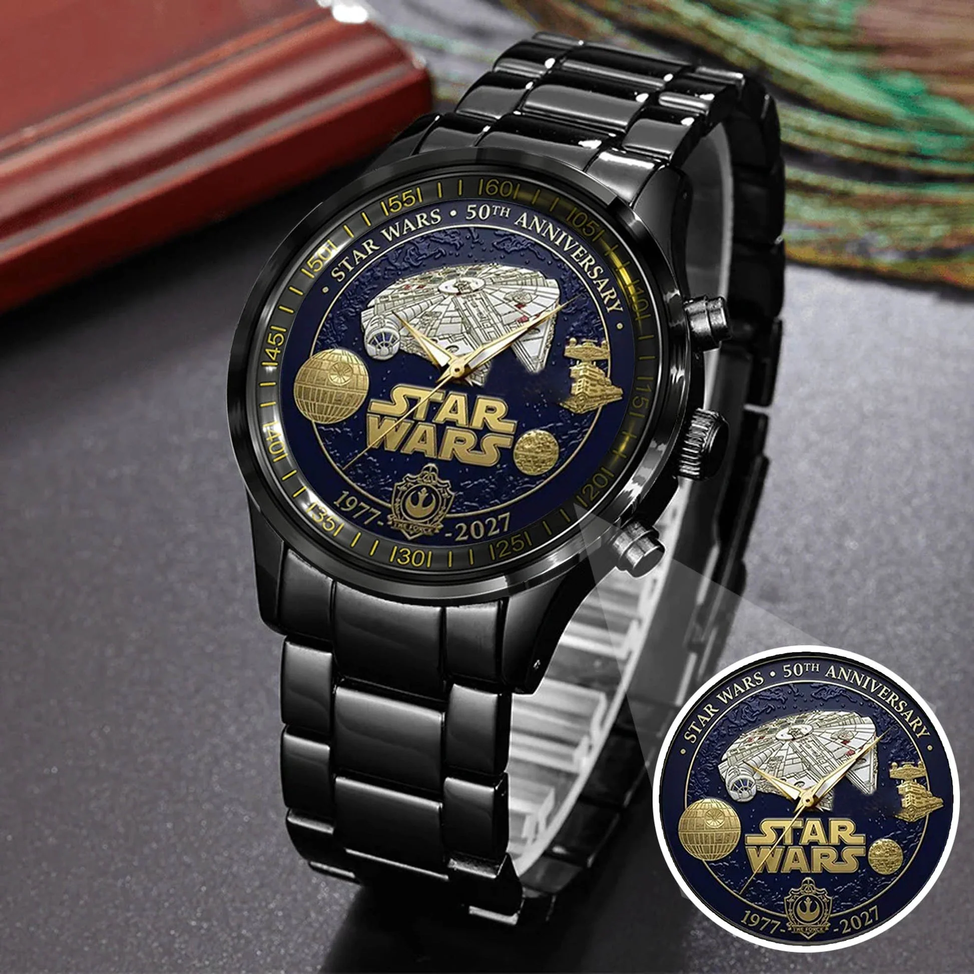 Stwa Galaxy Star Celebrate 50th Anniversary - Personalized Hand Watch - Anniversary Gift For Movie Fans HH01 - Image 4