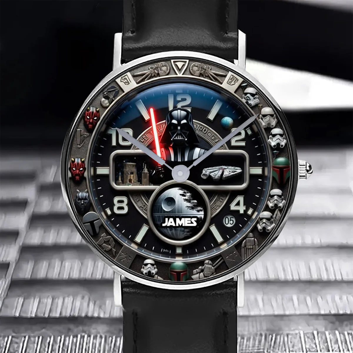 Stwa Galaxy Star Characters - Personalized Hand Watch - Gift For Movie Fans NL122 - Image 4